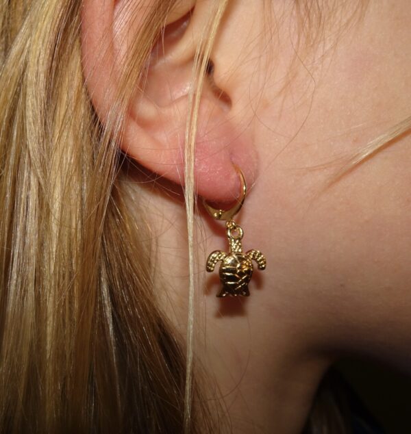 Turtle earings - Afbeelding 2